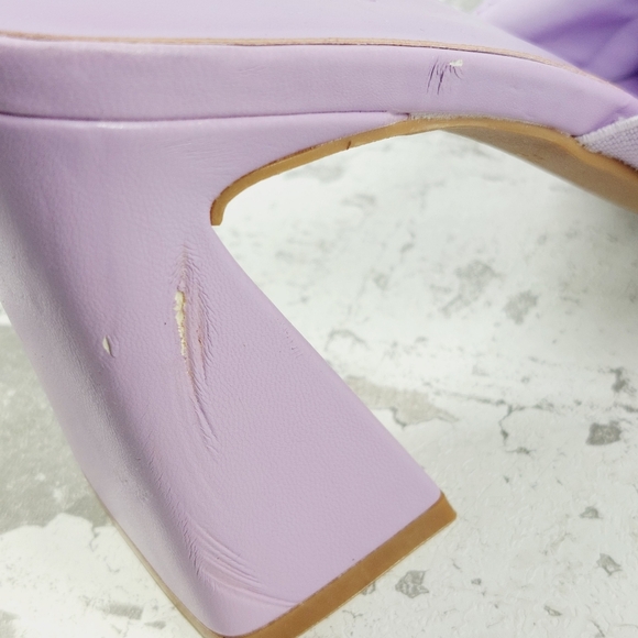 NEW Open Edit Sheena Black Summer Block Heel Sandals O146 - Picture 12 of 15